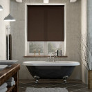 Chelsea Chocolate Brown Blackout Roller Blind