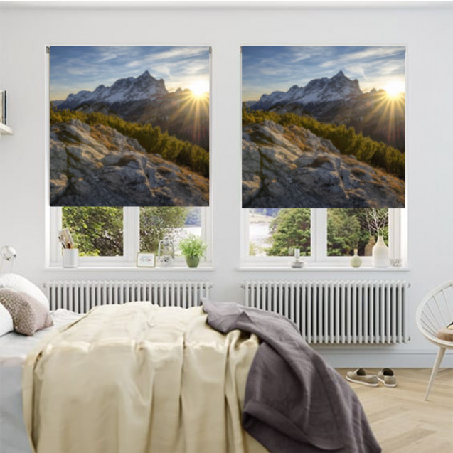 Customized Mount Hill Roller Blinds